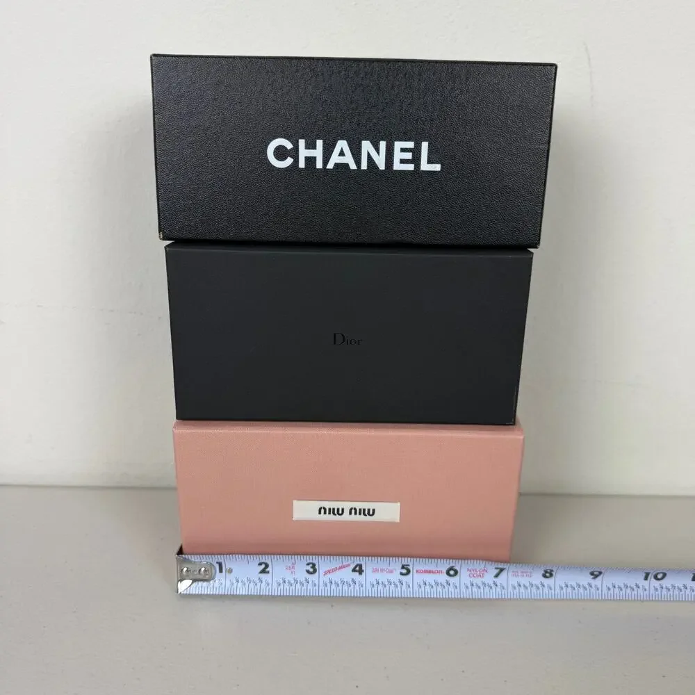 Designer Sunglasses Boxes Chanel Dior Miu Miu Lot of 3 Display Box